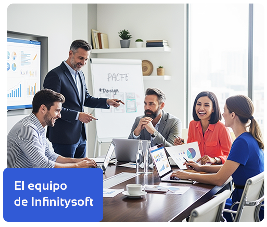 Conoce el equipo de expertos de Infinitysoft. Especialistas en facturación electrónica en México. Somos tu aliado estratégico en seguridad fiscal.